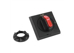 140MP-A-DC65 BLACK DOOR COUPLING HANDLE