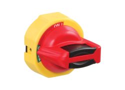 140MT-SY RED/YELLOW DOOR COUPLING HANDLE