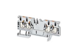 1492-P3Q-W IEC Feed-Through Push-in Terminal Block