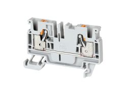 1492-P4-Y IEC Feed-Through Push-in Terminal Block