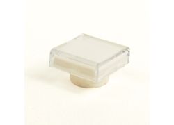 800B-ALB7 800B 16 mm Push-Button White Sq Lens Cap