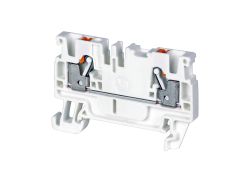 1492-P3-W IEC Feed-Through Push-in Terminal Block