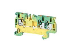 1492-PG2T IEC Ground Push-in Terminal Block